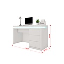 Idiya Aspen desk, White