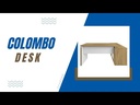  Colombo Desk - Elm/ White