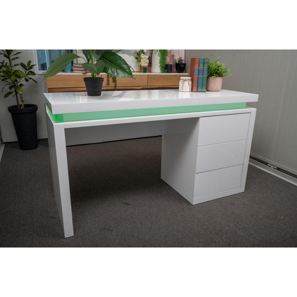 Idiya Aspen desk, White