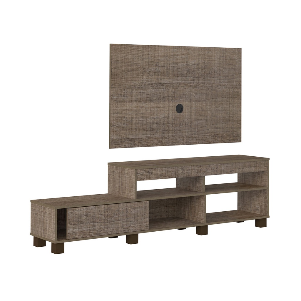 [000.036.51] Lages Tv Stand and Tv Wall Panel - Cinnamon