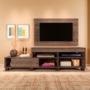 [000.036.51] Lages Tv Stand and Tv Wall Panel - Cinnamon