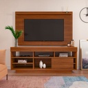 [000.045.11] Parnaiba Tv Stand and Tv Wall Panel - Cedar-Cedar/ Off White