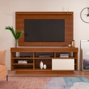 [000.045.11] Parnaiba Tv Stand and Tv Wall Panel - Cedar-Cedar/ Off White