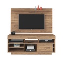 [000.041.25] Parnaiba Tv Stand and Tv Wall Panel - Rustic