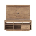 [000.041.25] Parnaiba Tv Stand and Tv Wall Panel - Rustic