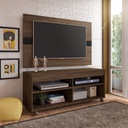 [000.038.10] Timon Tv Stand and Tv Wall Panel - Walnut/ Black