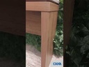 Olinda Console Table - Pine/ Off White