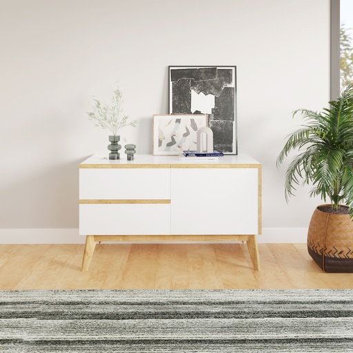 Michigan Sideboard White, 120X40X70 cm