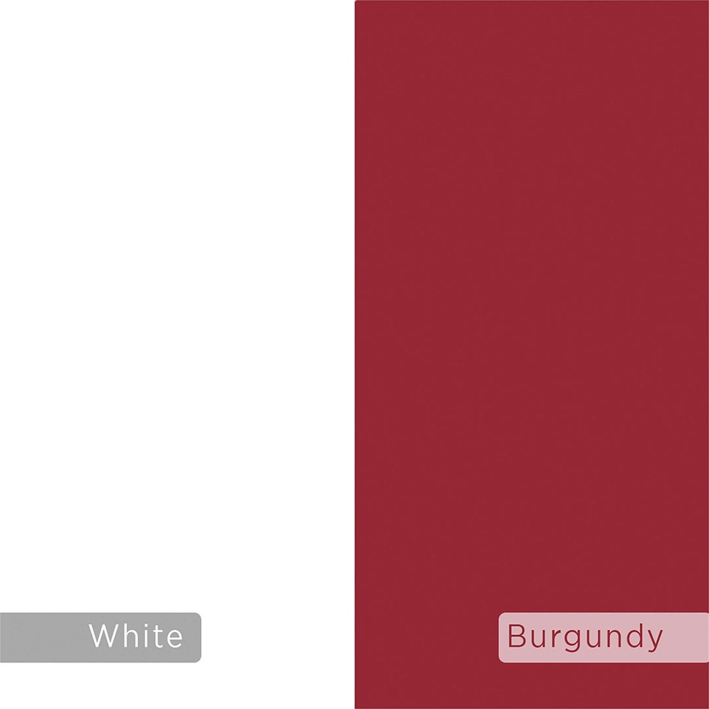 [120.15.1310] Adıyaman Working Table - White - Burgundy