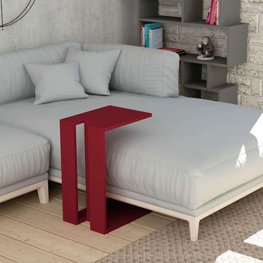  Artvin C Table - Burgundy - Burgundy