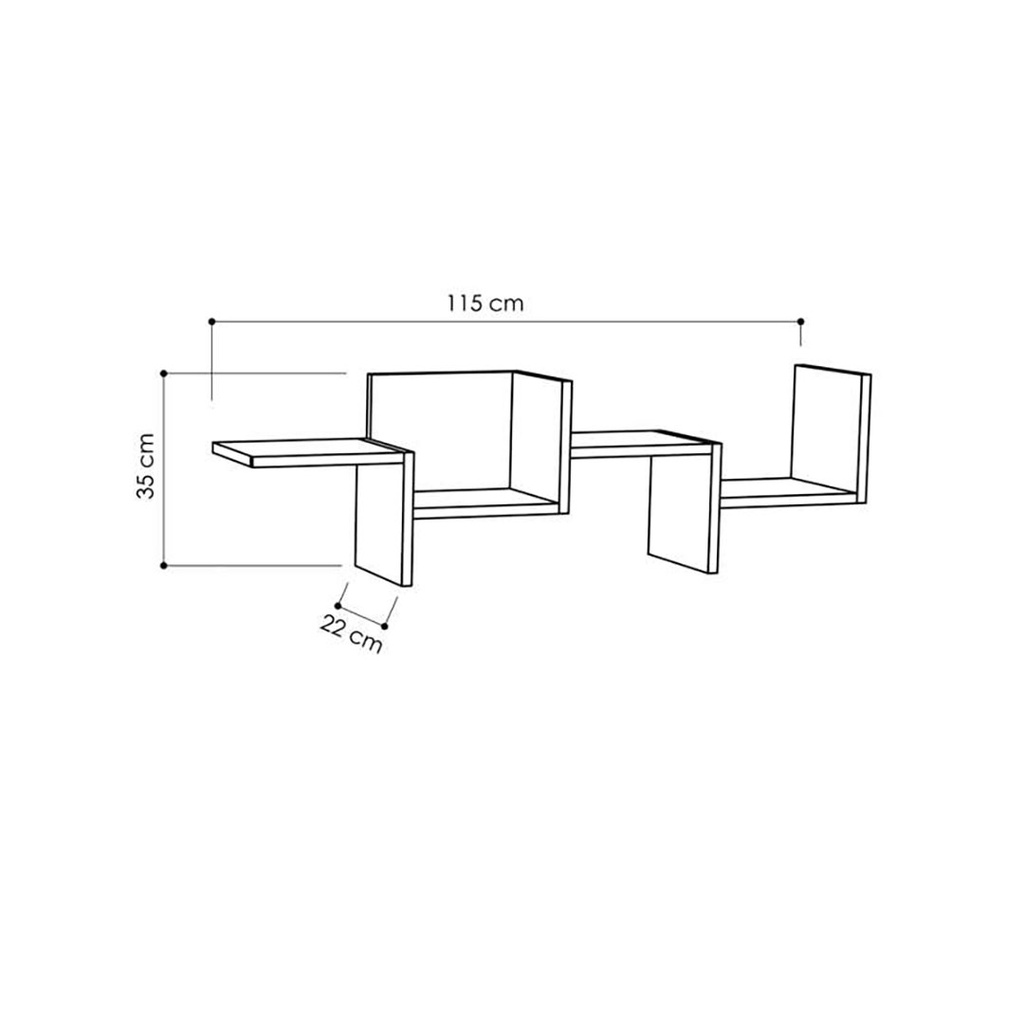 [120.157.435] Batman Shelf - Turquoise