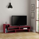 [120.119.114] Bekbele Tv Stand - Burgundy