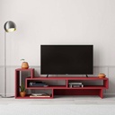 [120.119.114] Bekbele Tv Stand - Burgundy