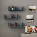 [120.148.435] Bismil U- Model Shelf - Turquoise