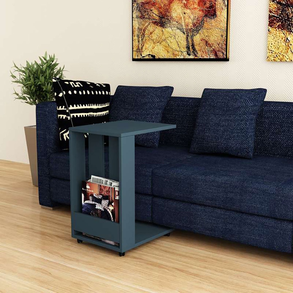 [120.82.294] Bolvadin Side Table Turquoise