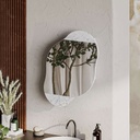 [120.184.501] CLOUD MULTIPURPOSE CABINET WITH MIRROR CARRARA