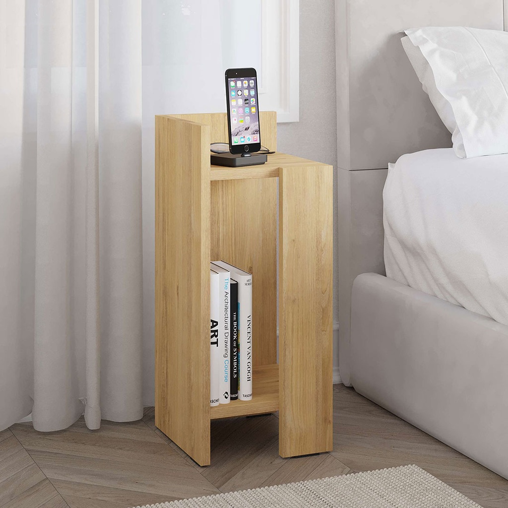 [120.3.4114] ELOS NIGHTSTAND LEFT MODULE SAPPHIRE OAK-SAPPHIRE OAK