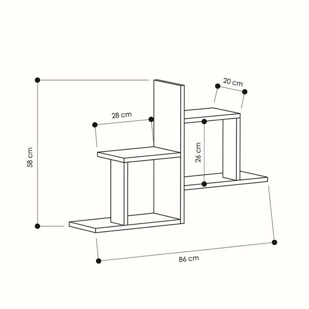 [120.169.432] Ergani Shelf - Turquoise