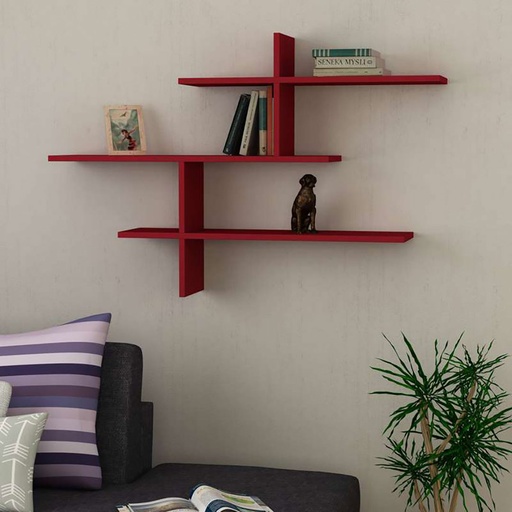 Gumushane Wall Shelf - Burgundy