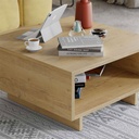 [120.46.44] HOLA COFFEE TABLE SAPPHIRE OAK-SAPPHIRE OAK