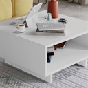 [120.46.45] HOLA COFFEE TABLE WHITE-WHITE