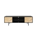 Idiya OHIO entertainment unit , Black/Oak