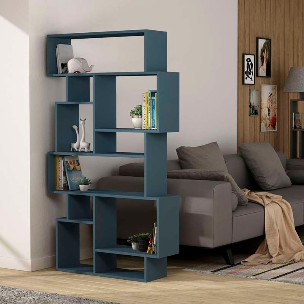 [120.26.79] Malkara Bookcase - Turquoise