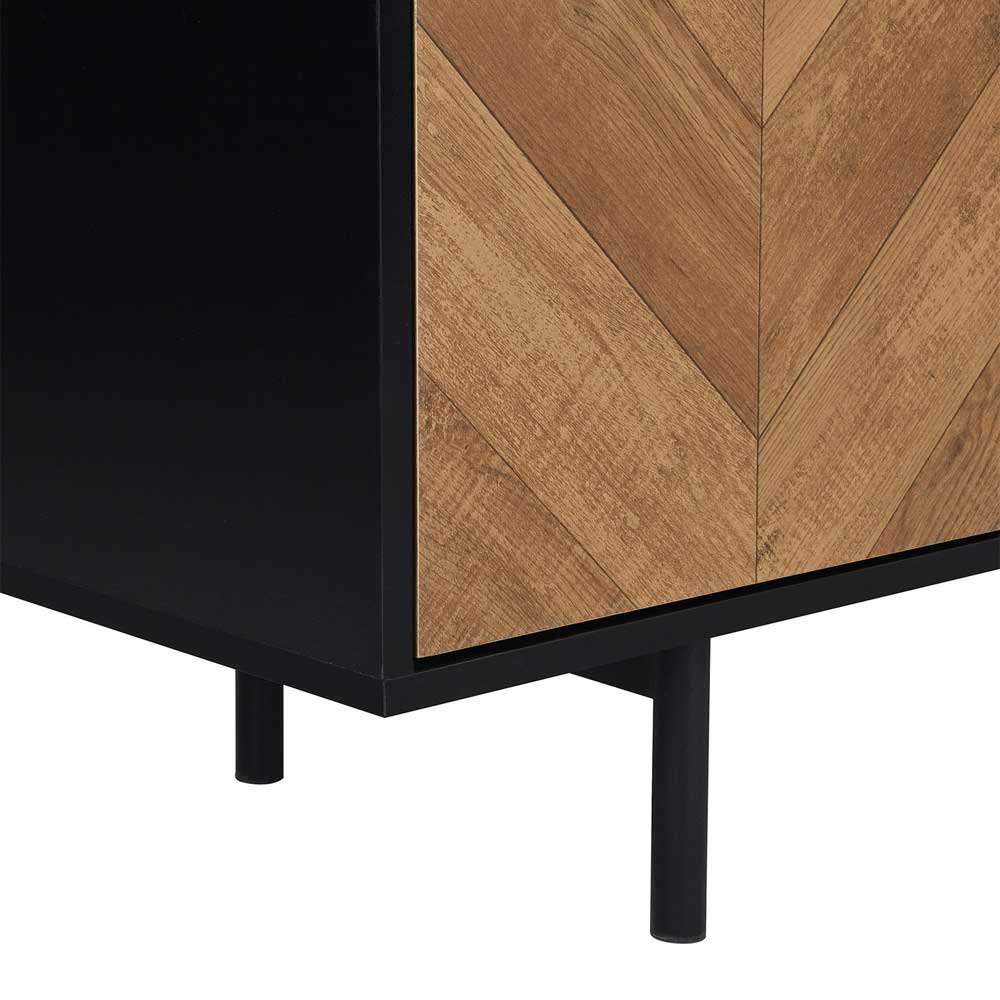 Idiya OHIO entertainment unit , Black/Oak