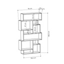 [120.26.73] Malkara Bookcase - White