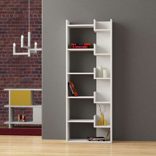 Osmancık Bookcase - White - White