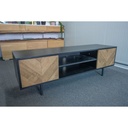 Idiya OHIO entertainment unit , Black/Oak