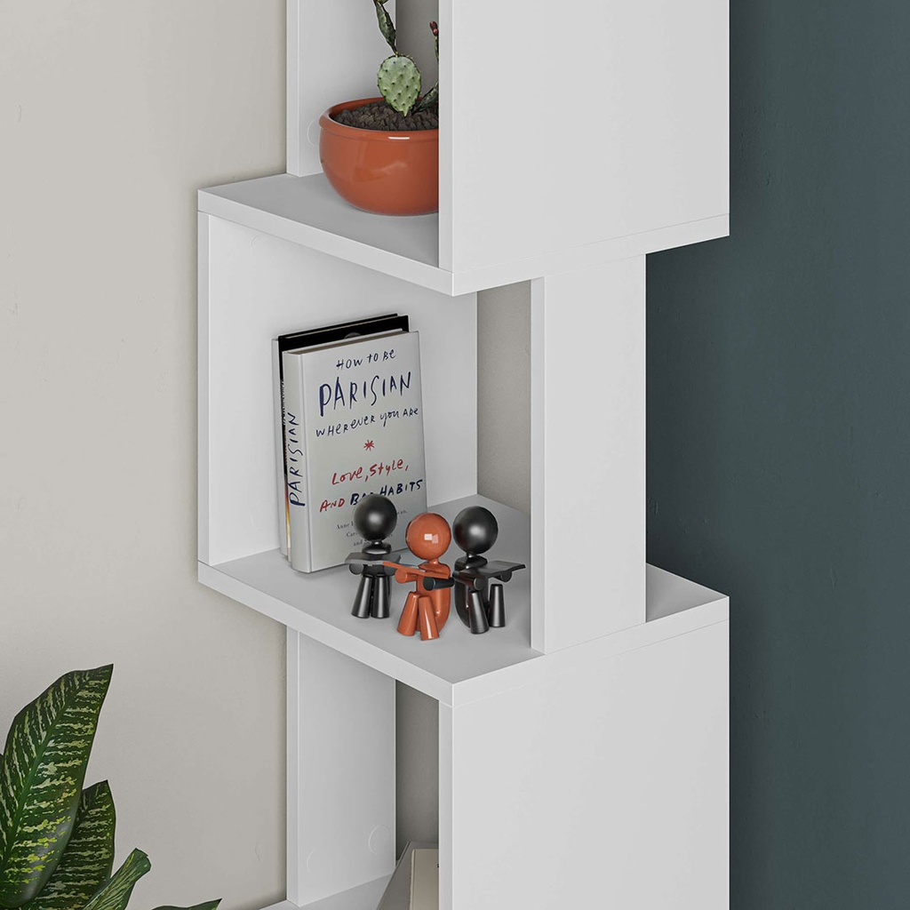 [120.35.76] PIRI BOOKCASE WHITE-WHITE