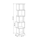 [120.35.76] PIRI BOOKCASE WHITE-WHITE