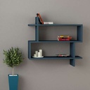 [120.152.431] Tunceli Paralel Bookcase - Turquoise