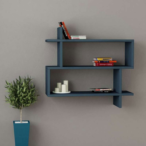 Tunceli Paralel Bookcase - Turquoise