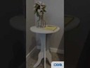 Diadema End Table - White