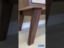 Belo Horizonte Tv Stand - Walnut/ Off White