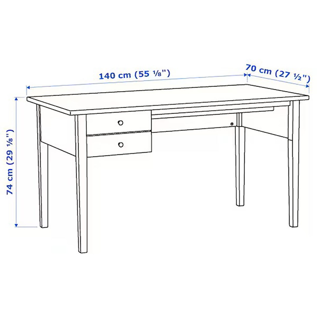 [303.610.24] Arkelstorp Desk, Black 140X70 cm