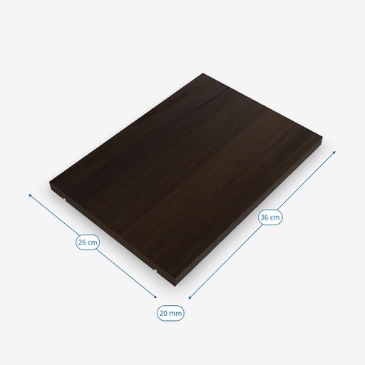 IKEA BILLY Shelf, Dark Brown Oak Effect, 36x26 cm