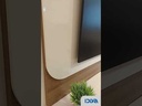 Fortaleza Tv Wall Panel - Cedar/ Off White