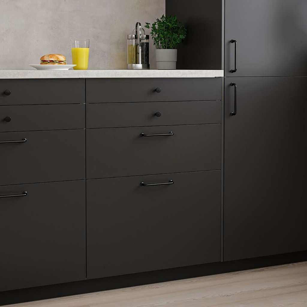 NICKEBO drawer front, matt anthracite, 60x20 cm