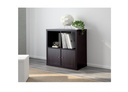 IKEA KALLAX Shelving unit, black-brown ,2x2