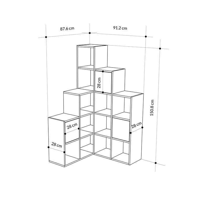 Andırın OAK BOOKCASES