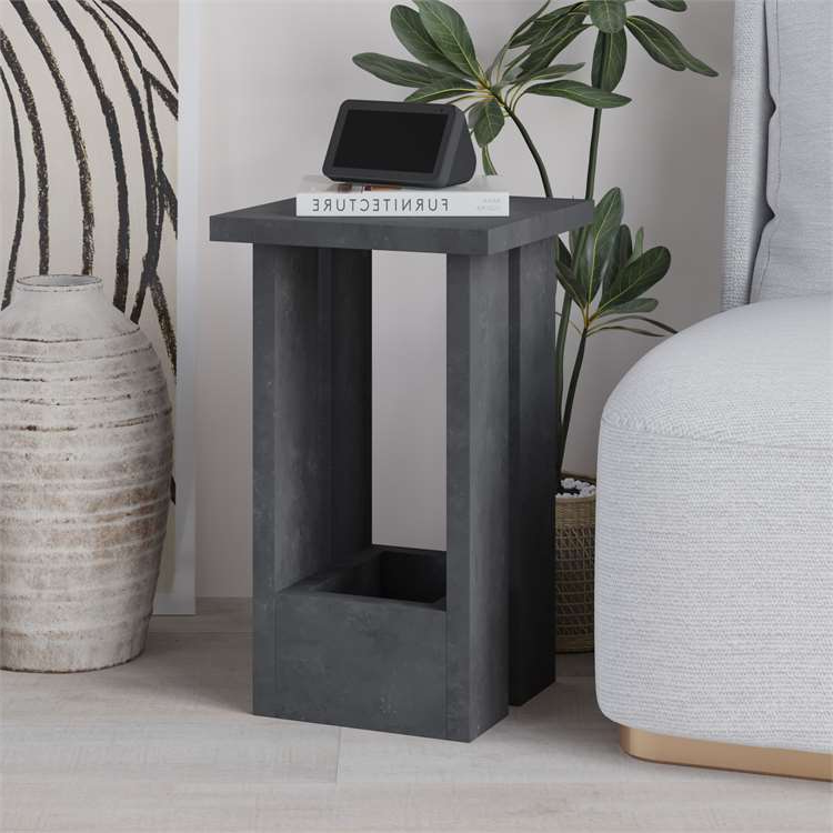 Atakent RETRO GREY SIDE TABLES