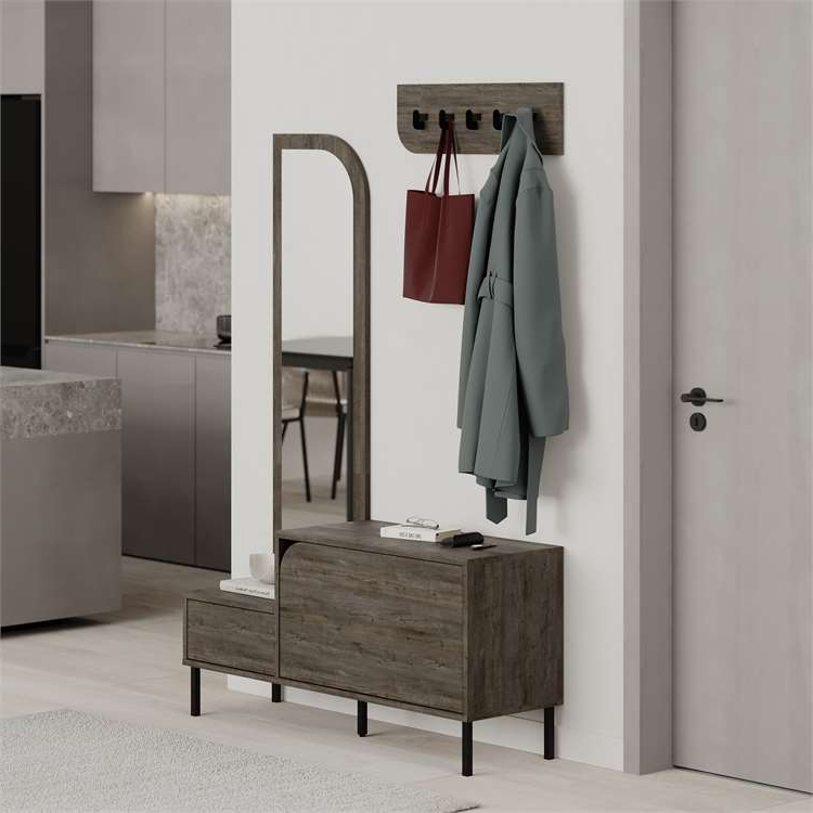 Atayurt DARK BROWN COAT HOOKS