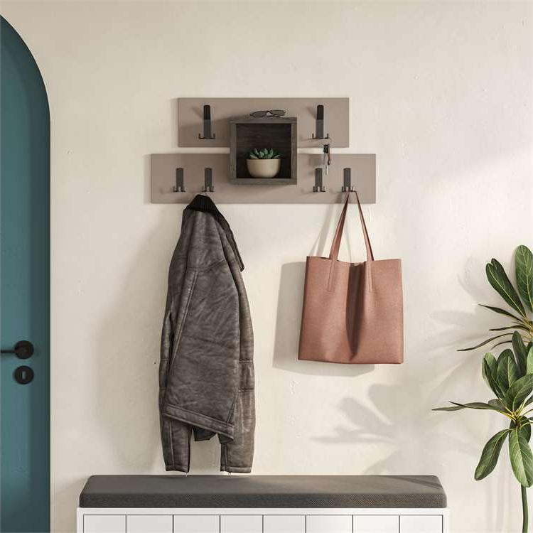 Cayıralan LIGHT MOCHA - DARK BROWN COAT HOOKS