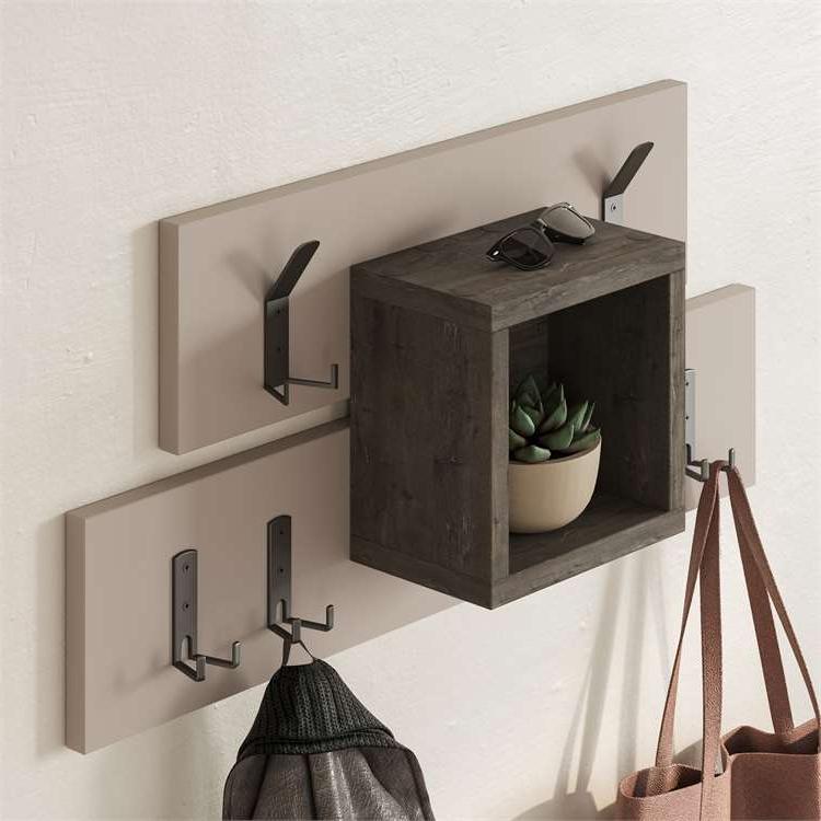 Cayıralan LIGHT MOCHA - DARK BROWN COAT HOOKS