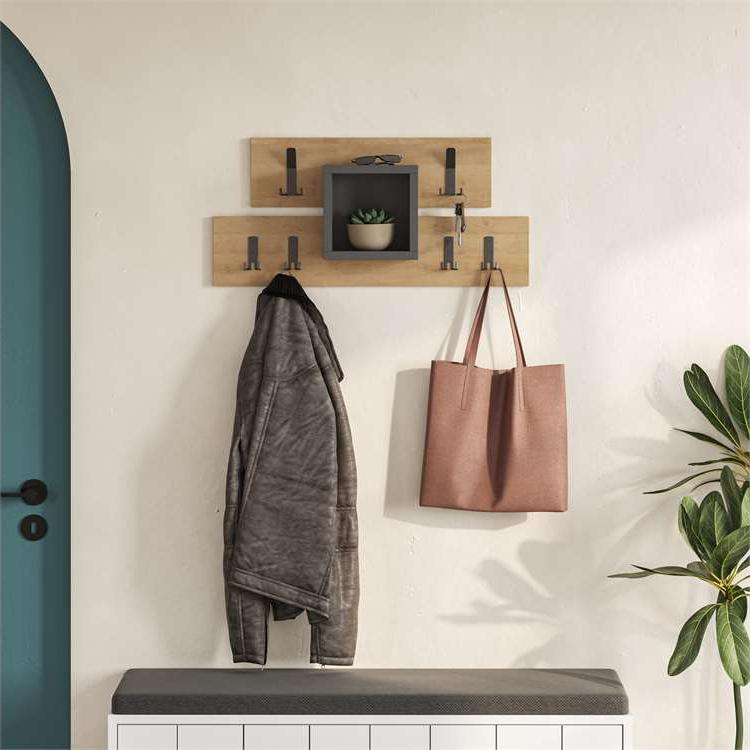 Cayıralan OAK - ANTHRACITE COAT HOOKS