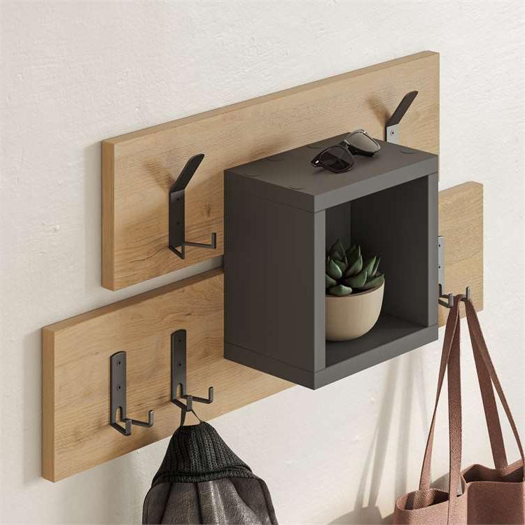 Cayıralan OAK - ANTHRACITE COAT HOOKS