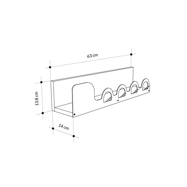 Gole OAK COAT HOOKS